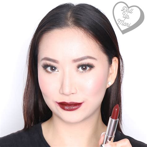 maybelline burgundy makeup.